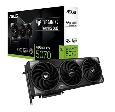 Asus Tuf Gaming GeForce RTX5070 OC TUF-RTX5070-O12G-GAMING 12GB GDDR7 192 Bit DLSS 4 Ekran Kartı