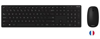 Asus W5000 Almanca Kablsouz Klavye-Mouse Set Siyah (W5000-Ger-Syh)