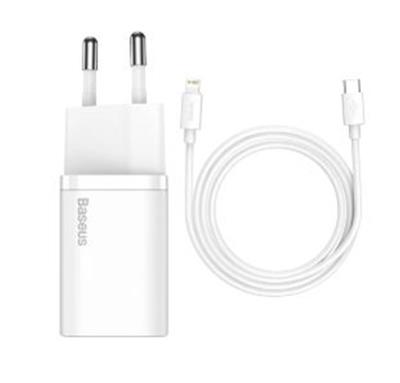Baseus TZCCSUP-B02 20W C+C Beyaz Şarj Aleti