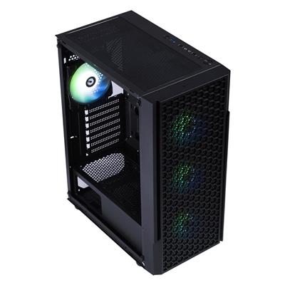 Bitfenix Proton 4F-BLACK 600W 80+ PSU 4x120mm FRGB Fan ATX Temperli Cam Siyah Gaming (Oyuncu) Kasa
