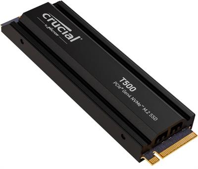 Crucial 2TB T500 PCIe Gen4 NVMe M.2 SSD (7400-7000 MBs) CT2000T500SSD5 Soğutuculu