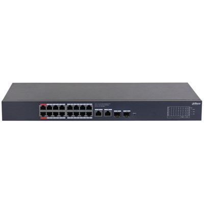 DAHUA CS4220-16GT-135 16 PORT GIGABIT 135W POE + 2X1GB SFP/RJ45 UPLINK CLOUD YÖNETİLEBİLİR RACKMOUNT