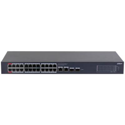 DAHUA CS4228-24GT-375 24 PORT GIGABIT + 2X1GB SFP UPLINK CLOUD YÖNETİLEBİLİR 400W POE RACKMOUNT SWITCH