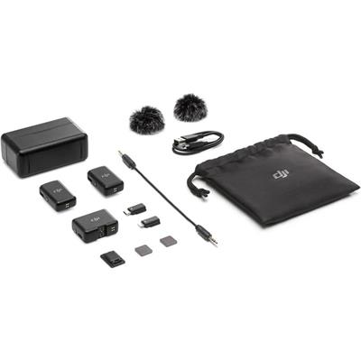 DJI MIC (CE) KABLOSUZ MİKROFON (2TX-1RX-CHARGING CASE) (RESMI DIST GARANTILI)