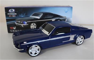 EVERTON RT-1951 Dark Blue Arabalı  Bluetooth Fm-Usb-Tf-Aux Şarjlı Nostaljik Radyo