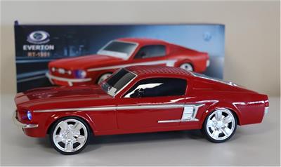 EVERTON RT-1951 Kırmızı Bluetooth Fm-Usb-Tf-Aux Şarjlı Nostaljik Radyo