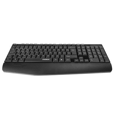 Everest KB-951U Siyah USB Bilek Destekli Q Standart Ofis Klavye