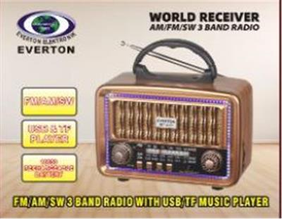 Everton RT-683  Bluetooth Usb-Micro Sd Nostaljik Radyo
