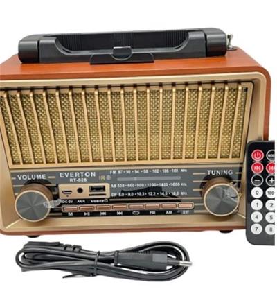 Everton RT-828 Bluetooth-USB-SD-FM Nostaljik Radyo