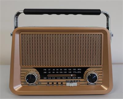 Everton Rt-756  Bluetooth Fm-Usb-Tf-Aux Şarjlı Nostaljik Radyo