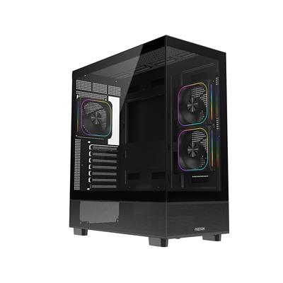 FAZEON F17 750W 80PLUS BRONZE 3x120mm ARGB Fanlı ATX Siyah Bilgisayar Kasası