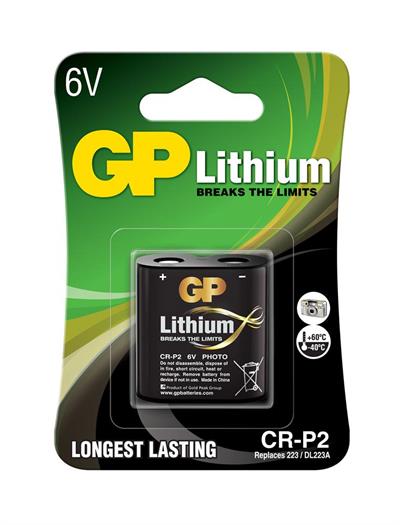 GP CRP2 6V Lityum Fotoğraf Makinesi Pili