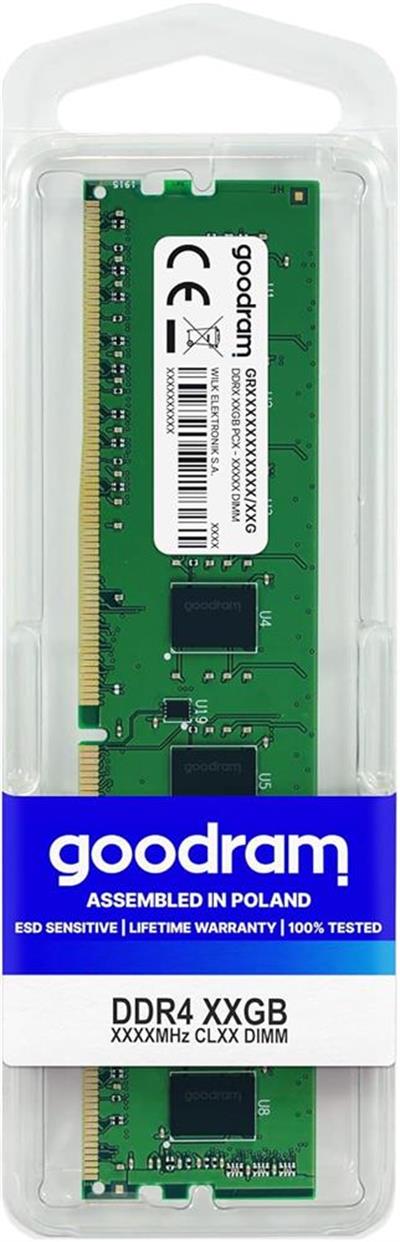 Goodram 32GB 3200MHz DDR4 CL22 1.2V GR3200D464L22-32G Kutulu Pc Bellek