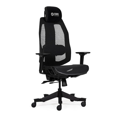 HAWK GAMING CHAIR NOVA FİLELİ SİYAH OYUNCU KOLTUĞU