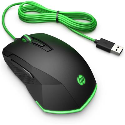 HP Pavilion 200 5JS07AA Siyah Kablolu Optik Oyuncu Mouse RGB 3200 DPI