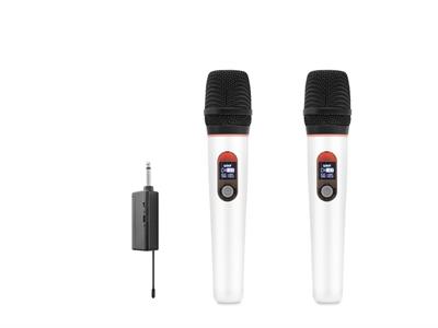 Hadron HDX2791B Beyaz  Kablosuz (WIRELESS) 2Lİ Mikrofon