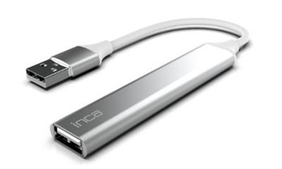 Inca IUSB-4TUX 3X2.0 3.0 USB Çıkış USB Çıkış 5 Gbps Usb Çoklayıcı Alüminyum Kasa