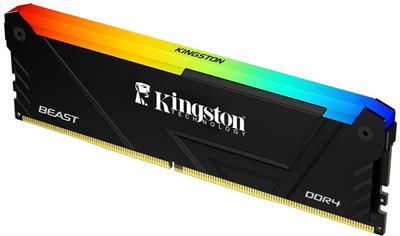Kingston 16GB Beast RGB Black 3200mhz CL16 DDR4 PC Ram (KF432C16BB2A-16TR)