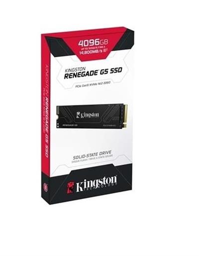 Kingston 4TB Renegade SRNG2S-4T0 14800-14000MB-S M2 Nvme Gen5 Ssd Disk