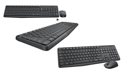 Logitech 920-007931 MK235 İngilizce Kablosuz Klavye & Mouse Seti