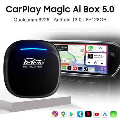 MMB MAX 5.0 Android 13, 8+128GB, Kablosuz-Wireless CarPlay SM6225 Chipset Full Android Box