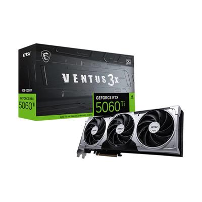 MSI GEFORCE RTX5060TI 8G VENTUS 3X OC 8GB DDR7 128BIT 3XDP 1XHDMI EKRAN KARTI