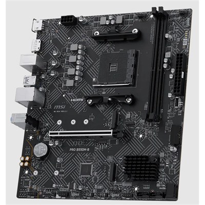 MSI PRO B550M-B DDR4 4600MHZ 1XHDMI 2XM.2 MATX AM4 (AMD AM4 5000/5000G/4000G/3000/3000G SERİLERİ İLE UYUMLU)