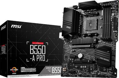 Msı B550-A Pro AM4 DDR4 Bellek 4400(OC) HDMI DP M.2 USB3.2 ATX Anakart