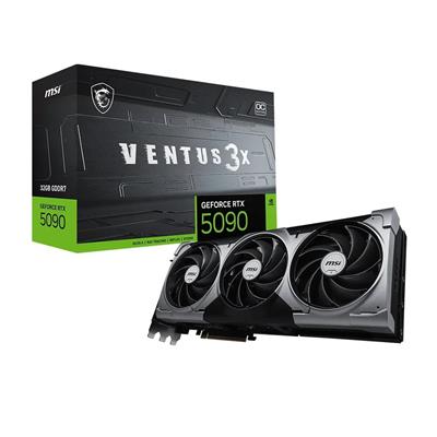 Msı GeForce RTX5090 32G VENTUS 3X OC 32GB GDDR7 512 Bit DLSS 4 Ekran Kartı