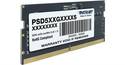Patrıot 16GB Ddr5 5600MHZ CL46 PSD516G560081S Notebook Ram Sıgnature Lıne