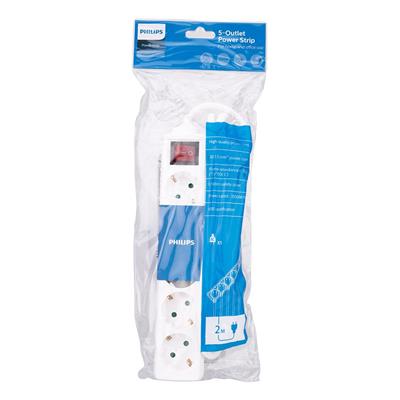 Philips SPS1050A-51 5li Priz 2 Metre Anahtarlı Çocuk Korumalı