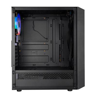 Rampage BLAZE Mesh Temperli Camlı Siyah 4- 12cm ARGB Fan M-ATX Mid-T Gaming Oyuncu Kasası PSU YOK