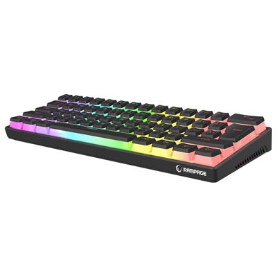 Rampage RADIANT K11 Siyah Type-C Bağlantılı RGB Puding Tuşlu Gaming Oyuncu Klavye