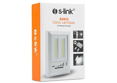 S-link SL-8700 Kademe Ayarlı Led 3-AAA Pilli Gece Lambası