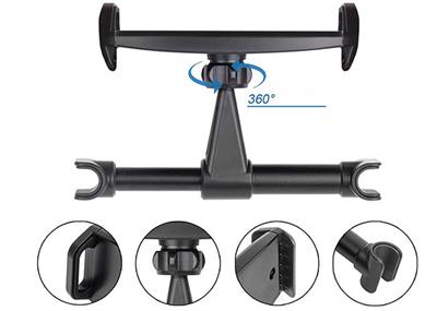 S-link SL-AT20 Ayarlanabilir Koltuk Arkası Siyah Telefon ve Tablet Tutucu