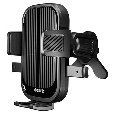 S-link SL-AT84 Universal Ayarlanabilir Siyah Klima Izgara Üzeri Araç Telefon Tutucu