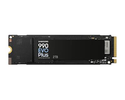 Samsung 2TB 990 Evo Plus 7450MB-6900 MB-sn NVMe M.2 SSD MZ-V9S2T0BW Harddisk