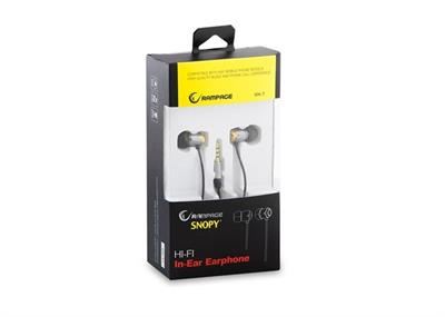 Snopy SN-T2 Metal Kulakiçi Tek Jaklı Mikrofonlu kulaklık