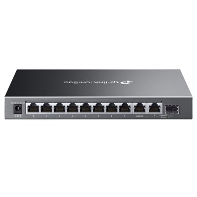 TP-LINK OMADA ES210GMP 10 PORT GIGABIT + 8-PORT POE+ YÖNETİLEBİLİR 123W POE METAL KASA SWITCH