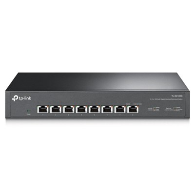 TP-LINK TL-SX1008 8 PORT 10G MULTI GIGABIT RJ45 METAL KASA RACKMOUNT SWITCH
