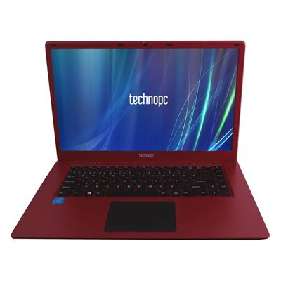 Technopc TI15N33 N3350E 4GB RAM 128GB +240GB SSD Freedos Kırmızı 15.6