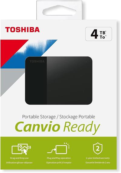Toshiba 4TB Canvio Ready 2.5