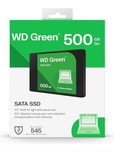 Wd 500GB Green 545-465MB-S Sata 3.0 WDS500G5G0A Ssd Harddisk