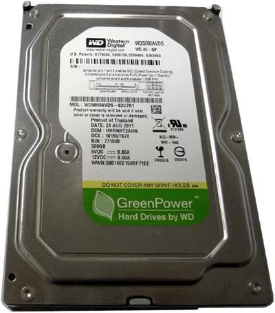 Wd 500Gb WD5000AVDS SATA 3.0 5400 3.5