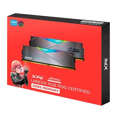 XPG 16GB-2 Lancer RGB Rog Certified DDR5 6600MT-s CL 32-44-44 1.4V Soğutuculu PC Ram