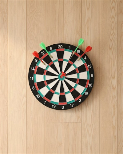 17 İnç Dart Tahtası Şık Tasarım Dayanıklı Yapı ve Dart Oku Hediyeli