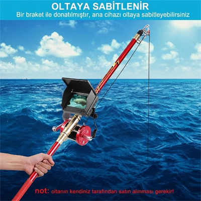 20 Metre Sualtı Balık Tutma Kamerası