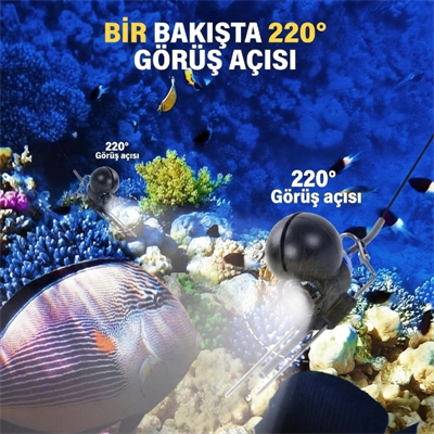 20 Metre Sualtı Balık Tutma Kamerası