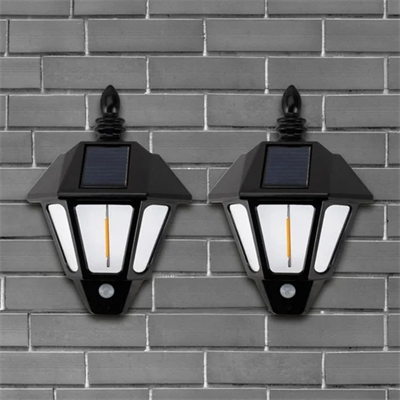 Solar Cob Led Sensörlü Duvar Lambası