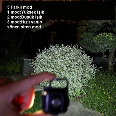 30 Ledli  Mıknatıslı Mini Anahtarlık Flash Kamp Lambası